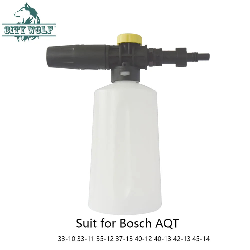 High Pressure Washer Spray Water Gun Snow Foam Lance  for AR Blue Clean Black&Decker Interskol Bosch AQT series Car Washer