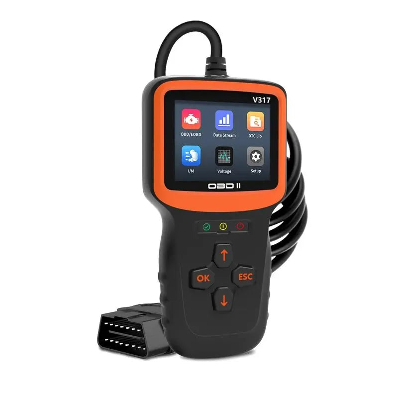 OBD II EOBD V317 OBD 2 Automobile Car Fault Detector Oxygen Sensor Test Engine Fault Diagnosis Car Diagnostic Tool