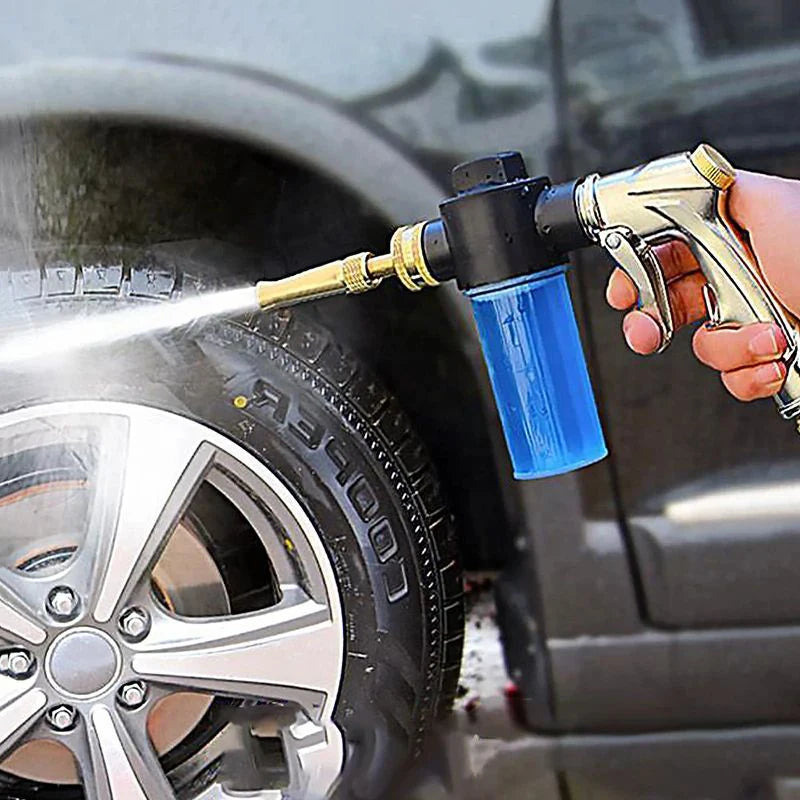 High Foam Pressure Spray Water Gun Washing Garden Watering Hose Nozzle Sprinkler Car Cleaning Wash Tool Metal Washer Guns ﻿