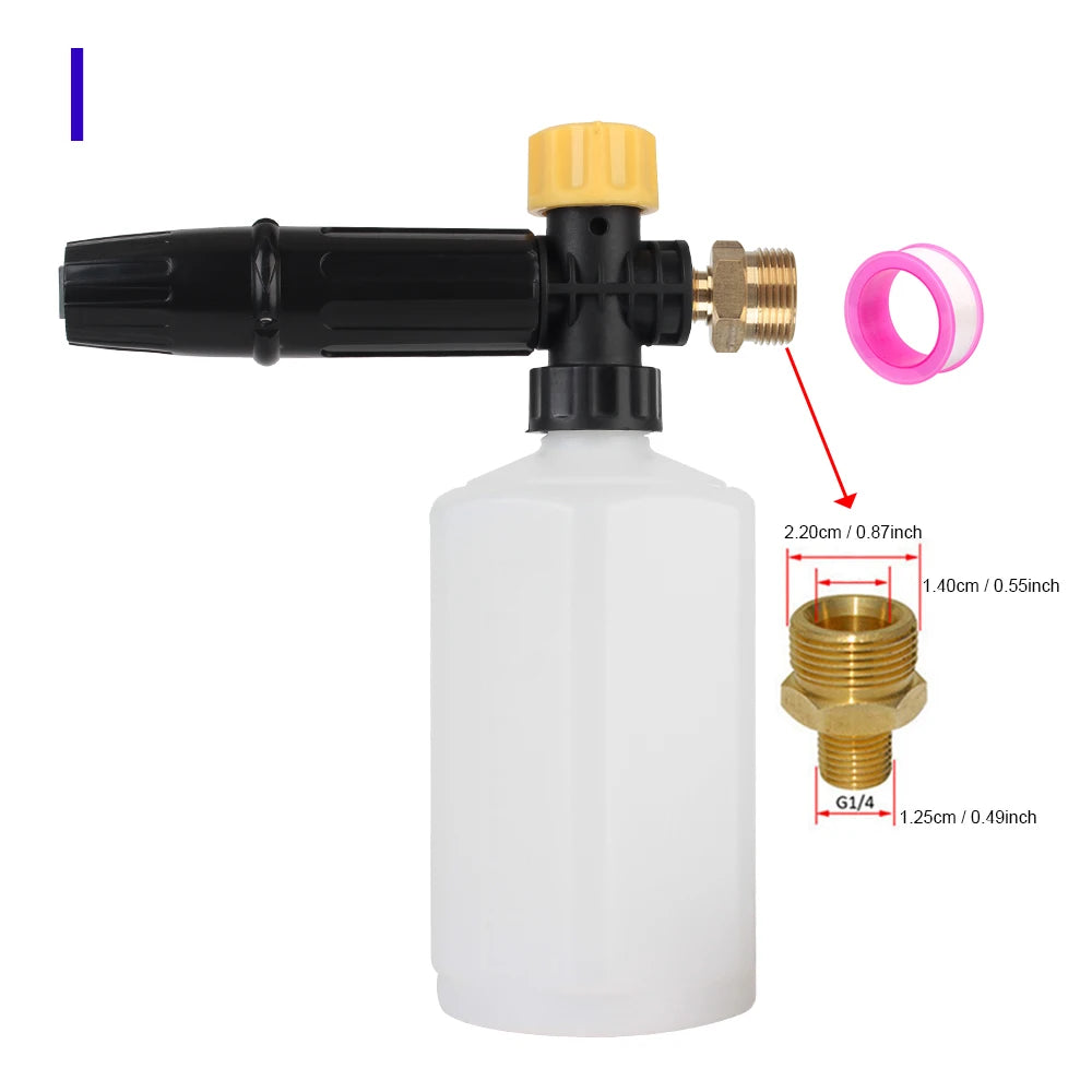 Foam Generator High Pressure Washer Car Wash Water Gun Foam Lance For Karcher Kranzle Interskol Elitech Huter Cleaning Tool