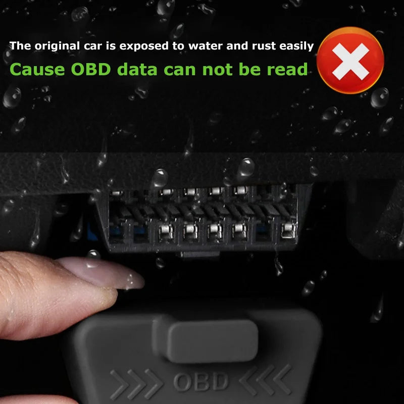 OBD Adapter Cable Protective Cover Diagnostic Interface Protection New Energy Retrofit Waterproof Cover OBD Protective Cover