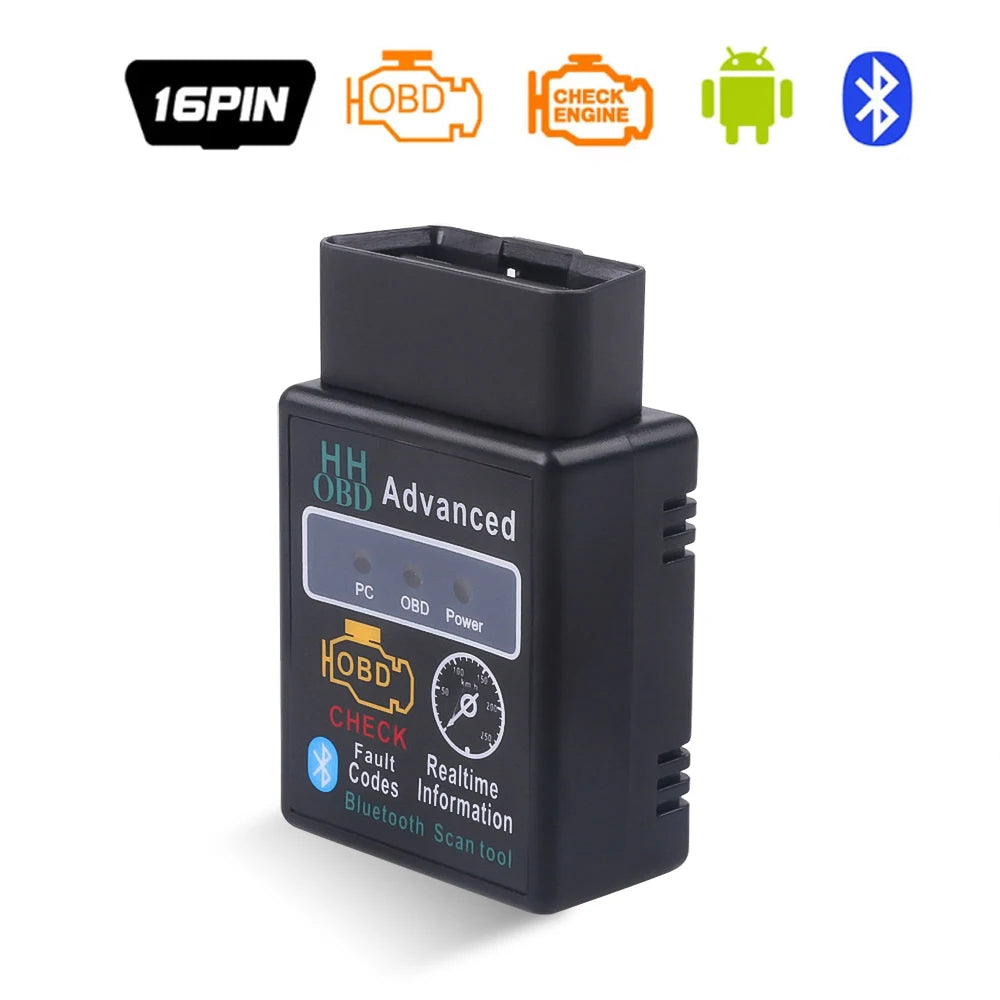 OBD automotive diagnostic instrument scanner fault code reader, supports real-time data streaming and oxidation sensing testing,