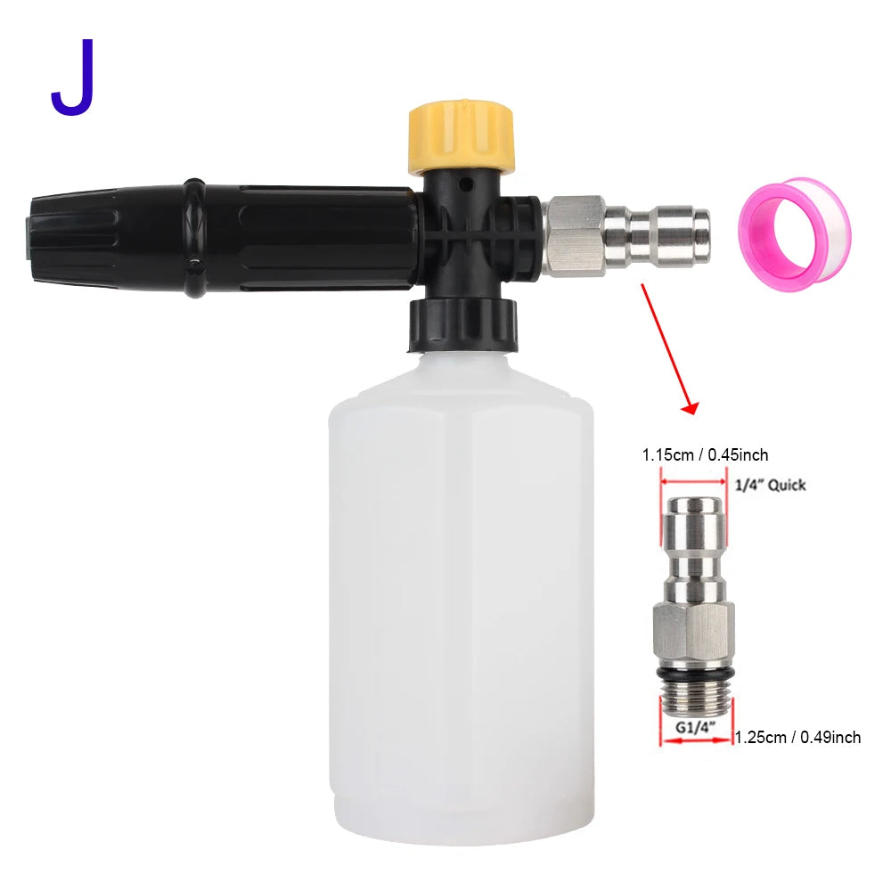 Foam Generator High Pressure Washer Car Wash Water Gun Foam Lance For Karcher Kranzle Interskol Elitech Huter Cleaning Tool