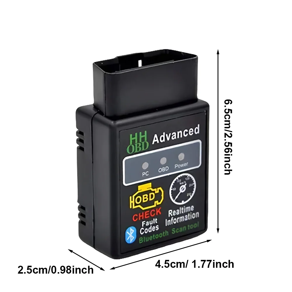 OBD automotive diagnostic instrument scanner fault code reader, supports real-time data streaming and oxidation sensing testing,