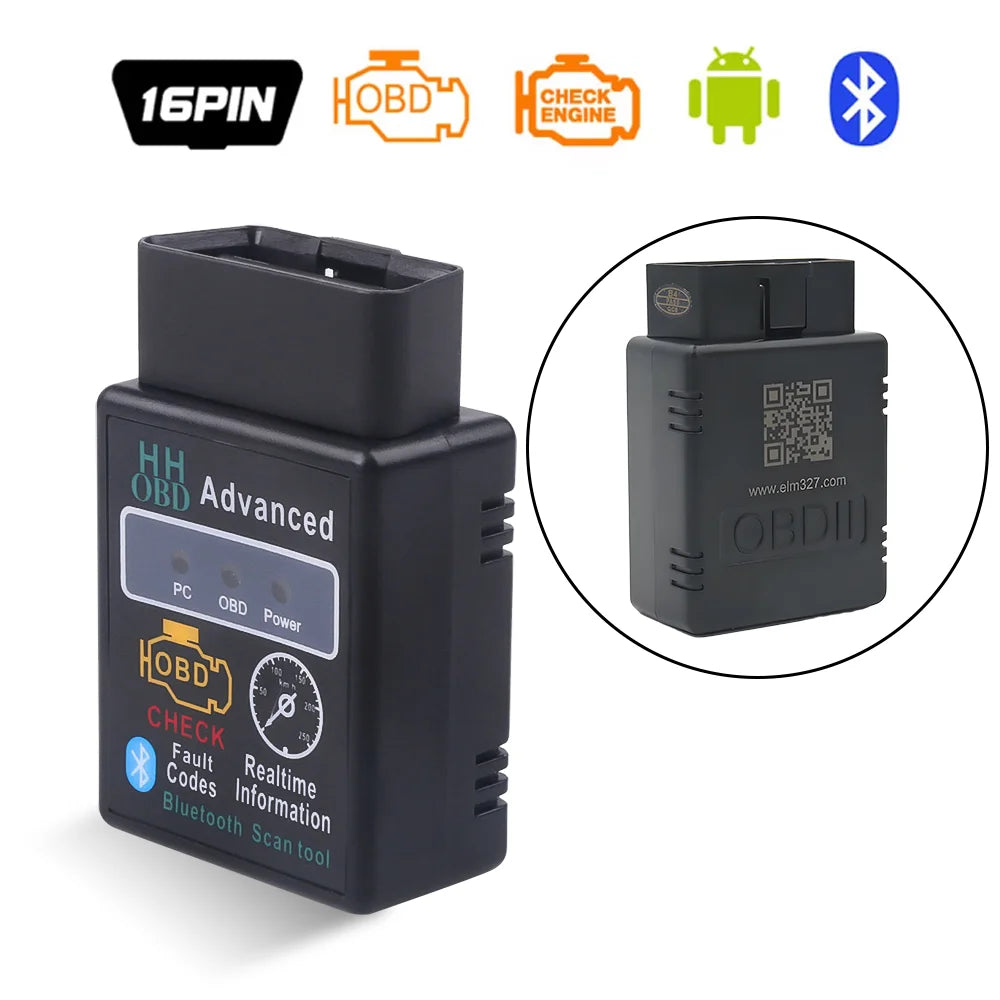 OBD automotive diagnostic instrument scanner fault code reader, supports real-time data streaming and oxidation sensing testing,