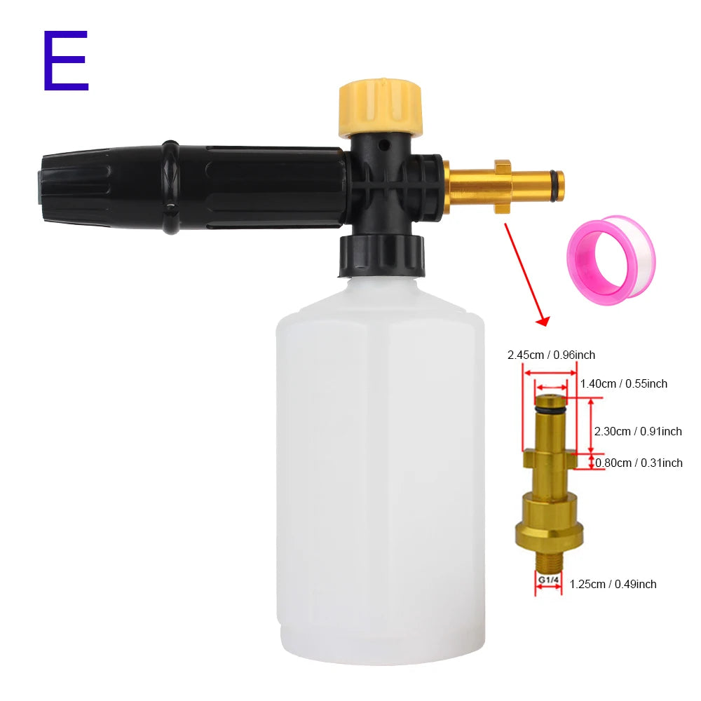 Foam Generator High Pressure Washer Car Wash Water Gun Foam Lance For Karcher Kranzle Interskol Elitech Huter Cleaning Tool