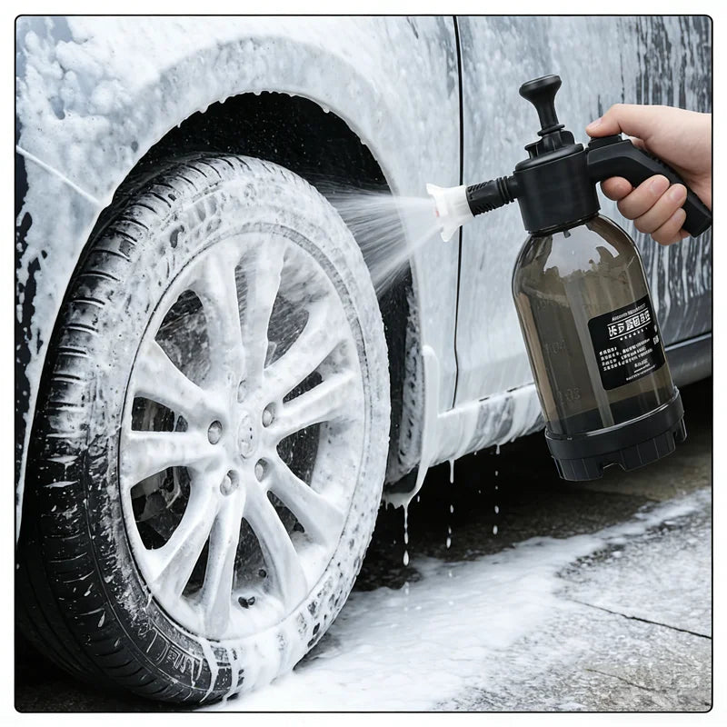 Car Wash Foam Spray Foam Sprayer Bottle Spray Gun Manual Air Pressure Water Jet Car Shampoo Snow Foam Air Pressure Spray Bottle