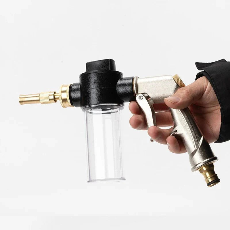 High Foam Pressure Spray Water Gun Washing Garden Watering Hose Nozzle Sprinkler Car Cleaning Wash Tool Metal Washer Guns ﻿
