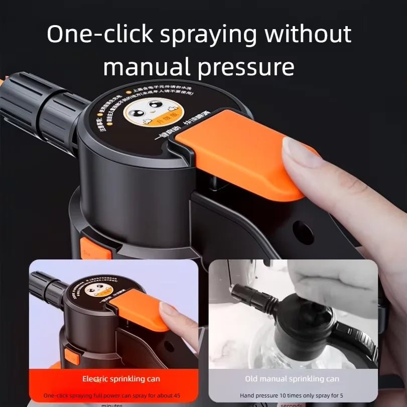 Handheld Electric Foam Washer Rechargeable Snow Foam Spray Bottle High Pressure Foam Sprayer Durable Auto Washing Device